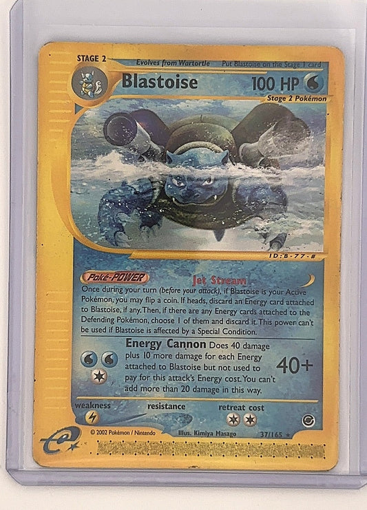Blastoise Expedition 37/165 — front