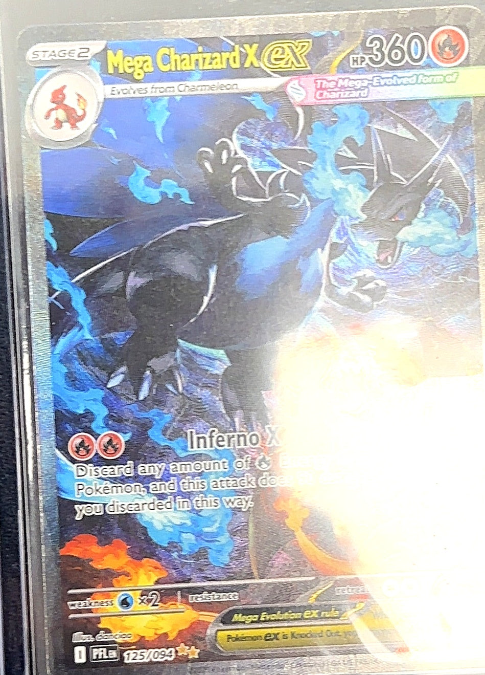 Mega Charizard X ex - 125/094 #125/094 — front