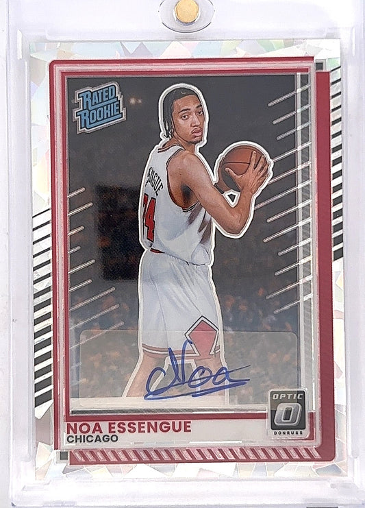 Noa Essengue Rated Rookie Autograph 10/25 — front