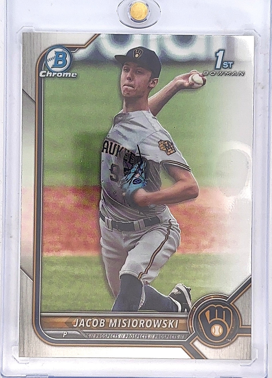 2022 Bowman Draft Chrome Jacob Misiorowski #BDC-132 — front