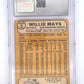 1968 Topps Willie Mays #50 CSG 2.5 — back