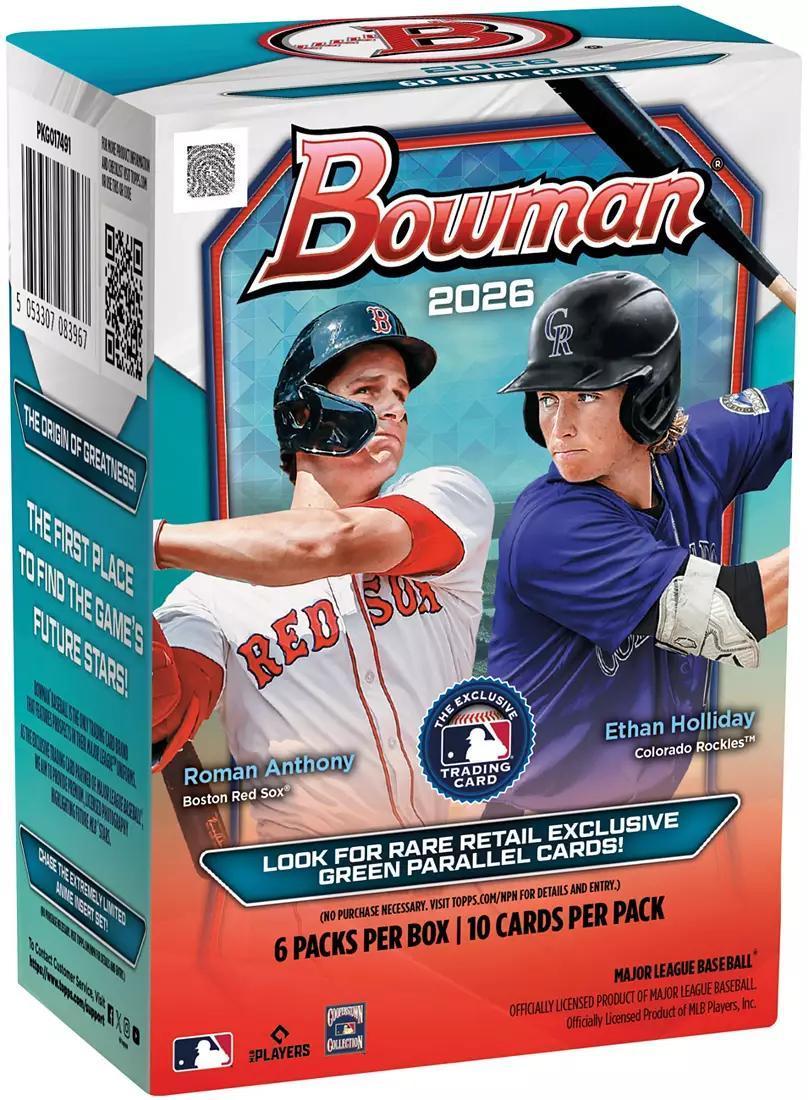 2026 Topps Bowman MLB Baseball Value Box