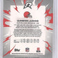 2025 Topps Resurgence Quinshon Judkins [Silver Static Signature] #122 — back