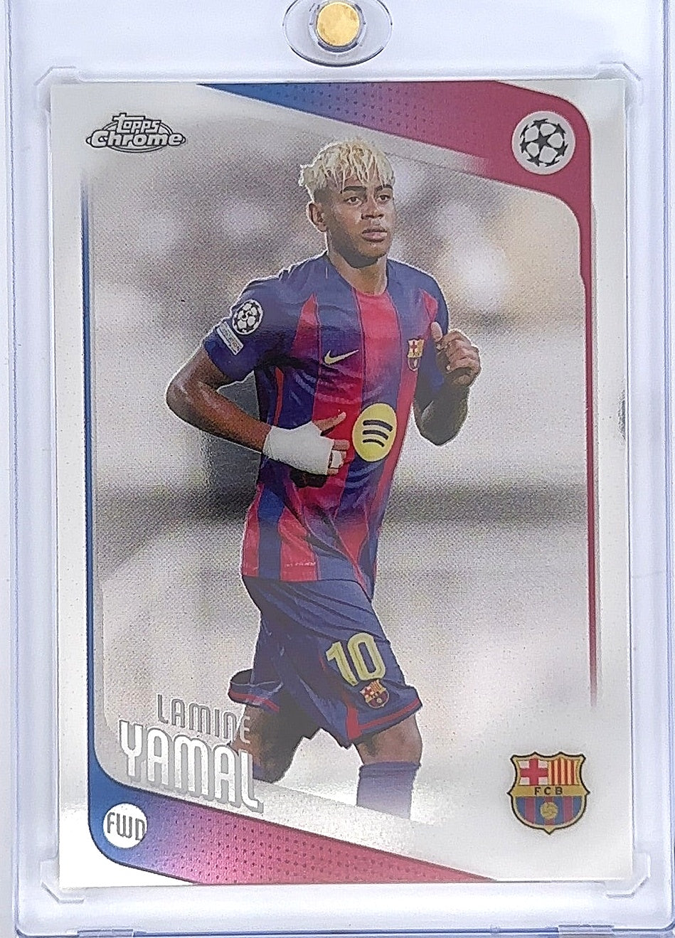 Lamine Yamal #10 Topps Chrome — front