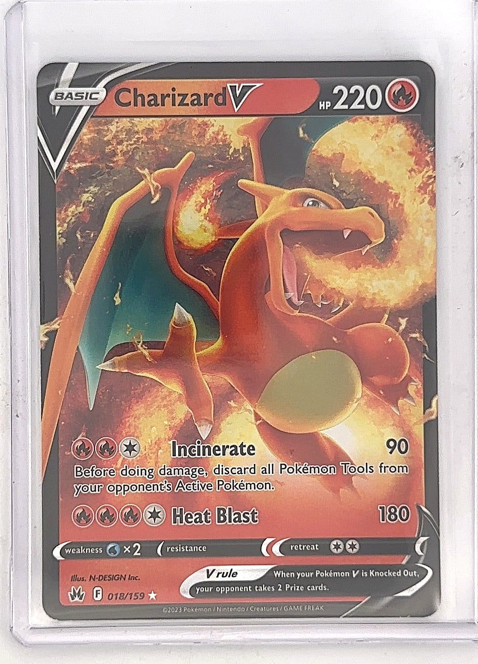 Charizard V #018/159 — front