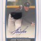 2024 Bowman Chrome Prospects Autograph Jose Fernandez #BPA-JF — front