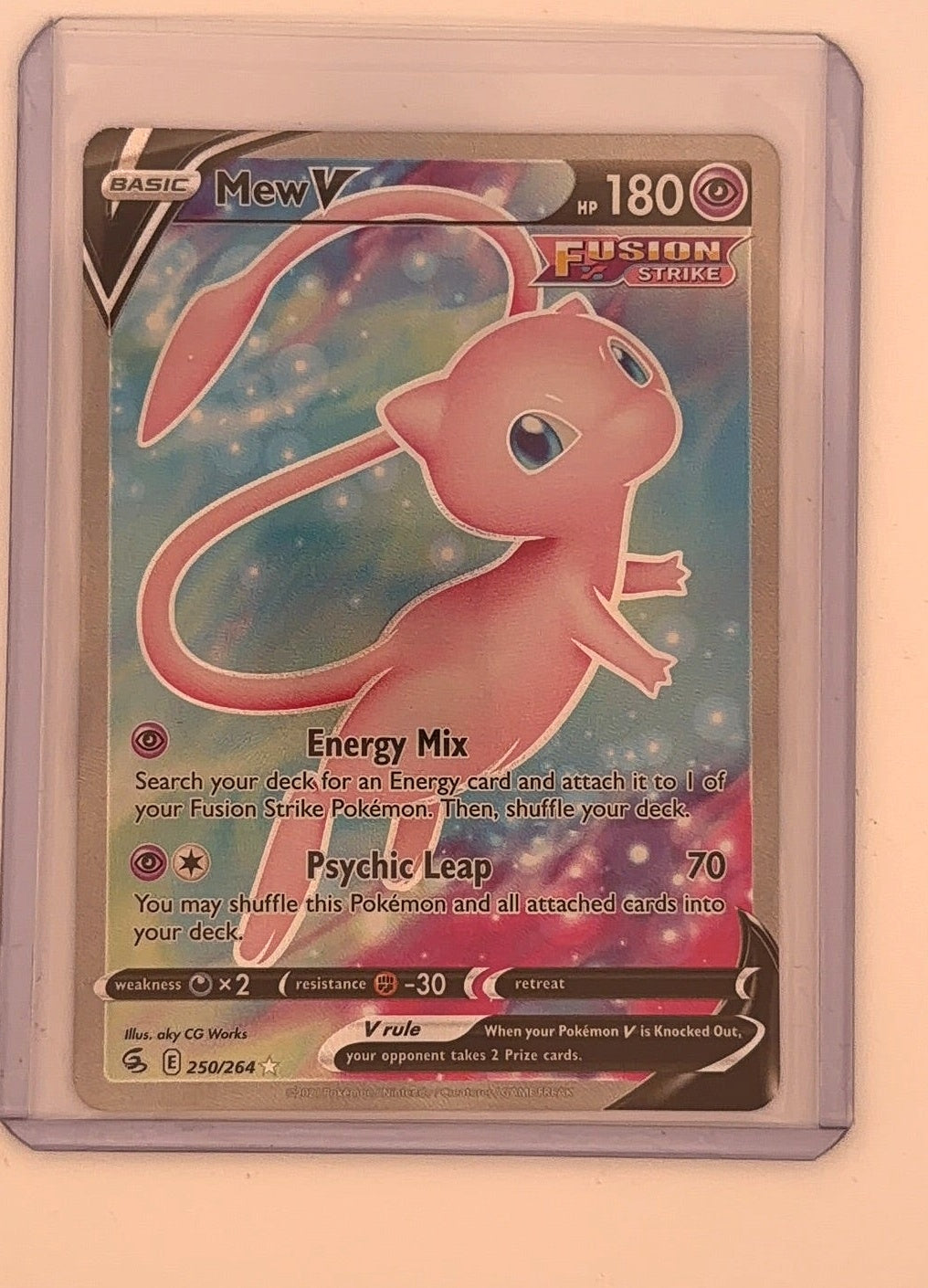 Mew V (Full Art) #250/264 — front