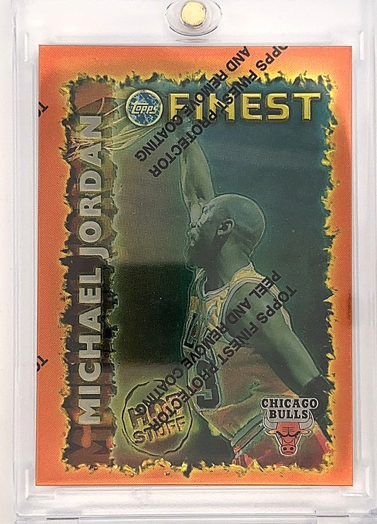 1995 Finest Hot Stuff Michael Jordan (With Coating) #HS1 — front