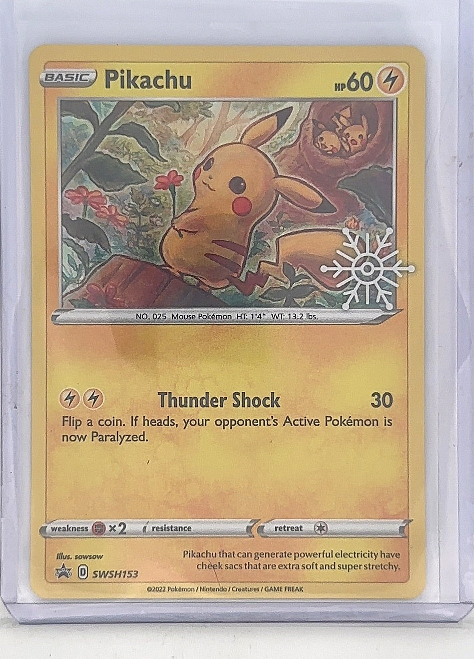 Pikachu - SWSH153 (Holiday Calendar) #SWSH153 — front