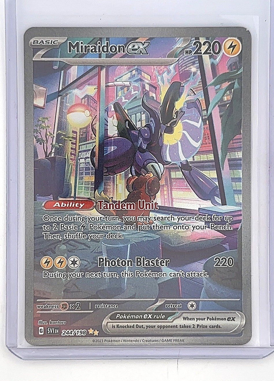 Miraidon ex - 244/198 #244/198 — front