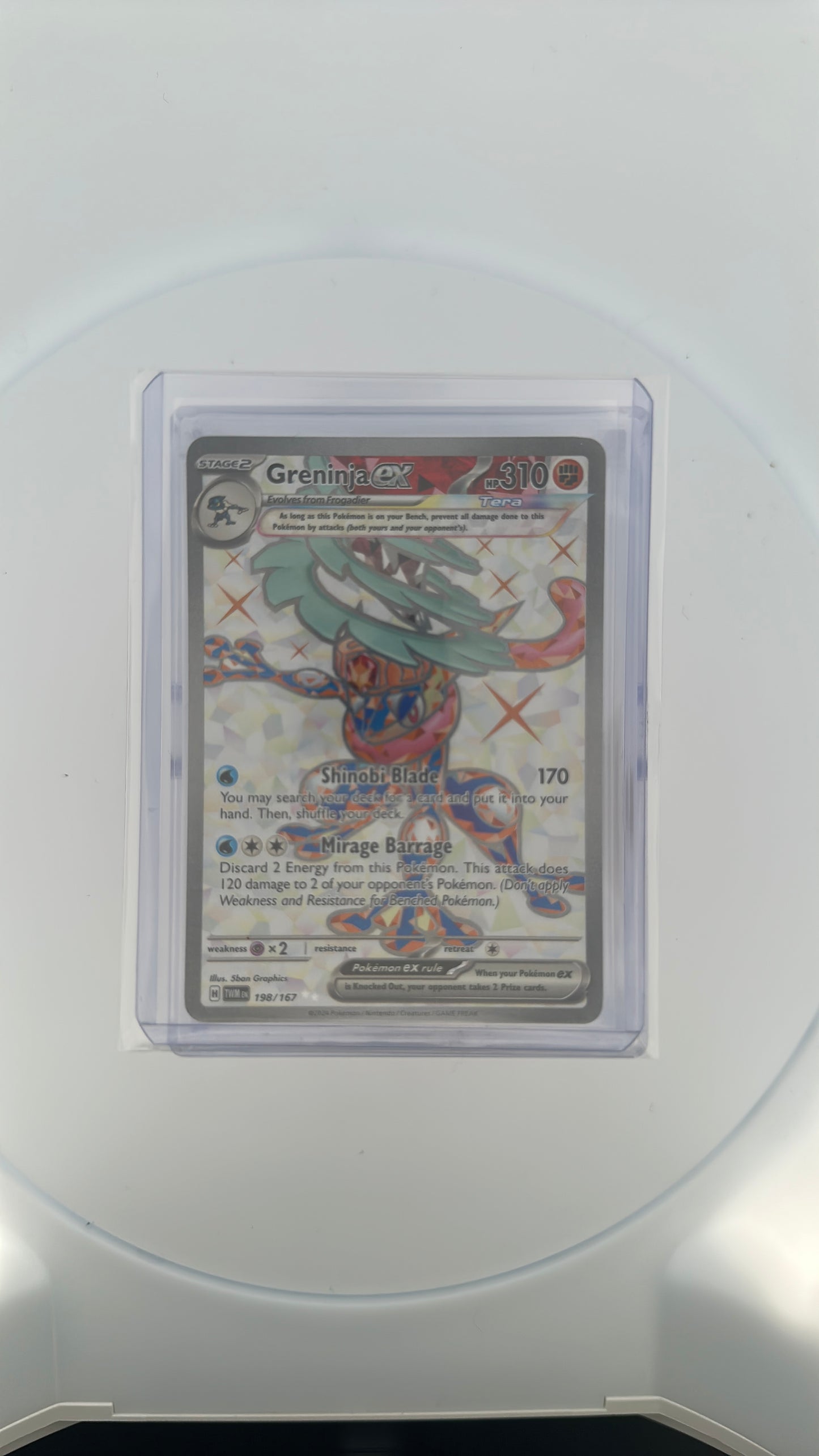 Greninja ex - 198/167 SV06: Twilight Masquerade #198/167 — front