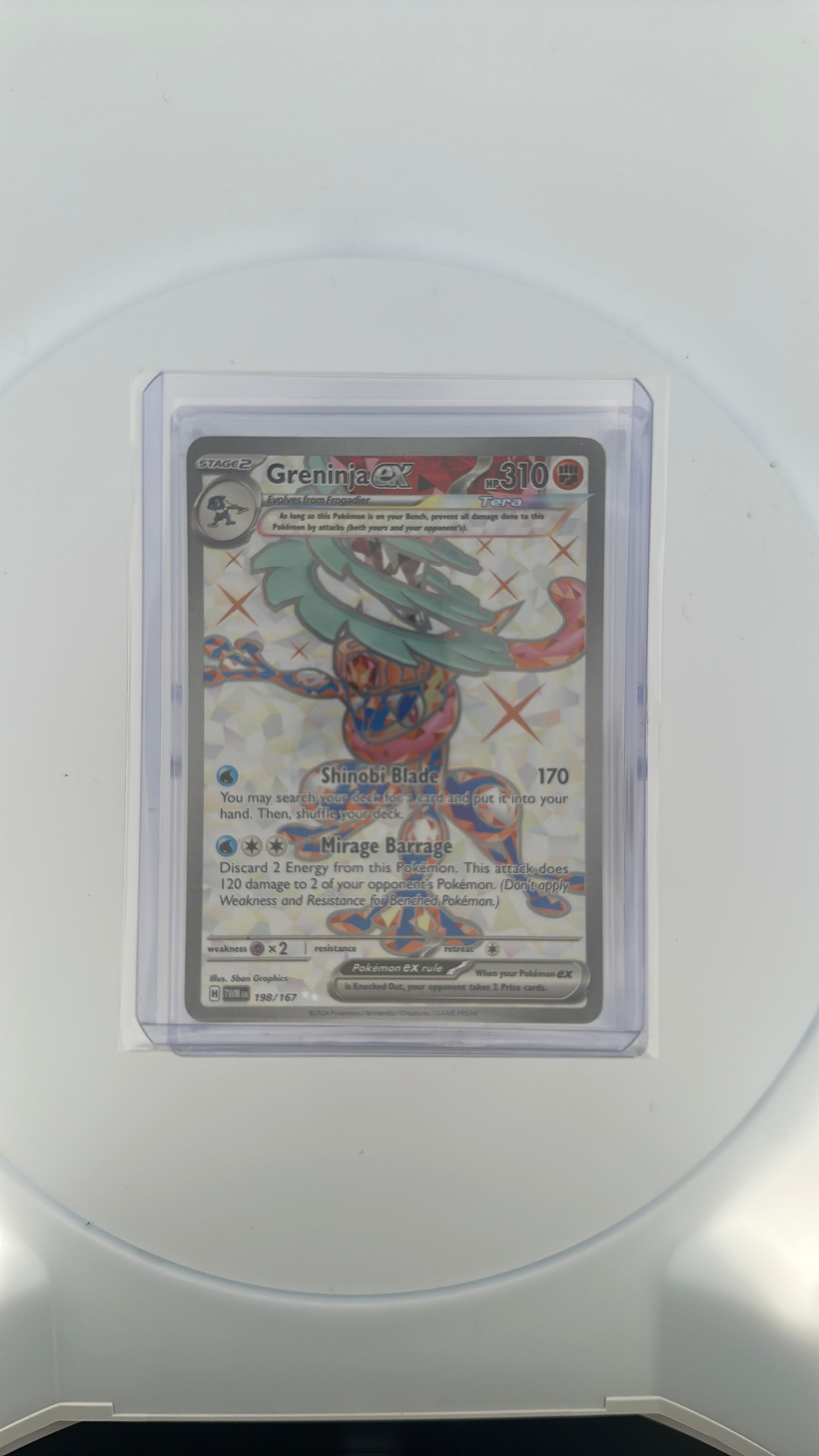 Greninja ex - 198/167 SV06: Twilight Masquerade #198/167 — front