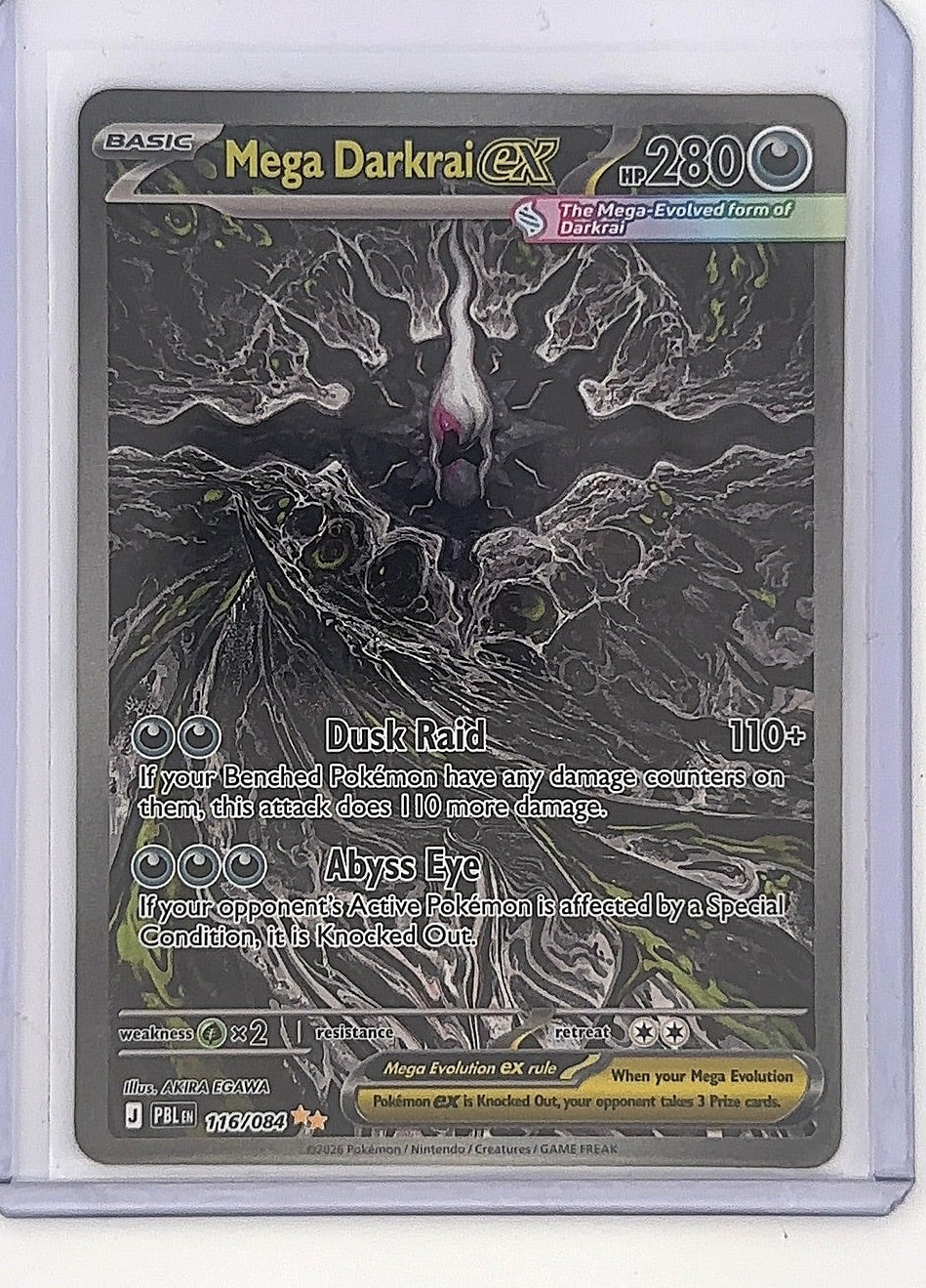 Mega Darkrai ex - 116/084 #116/084 — front