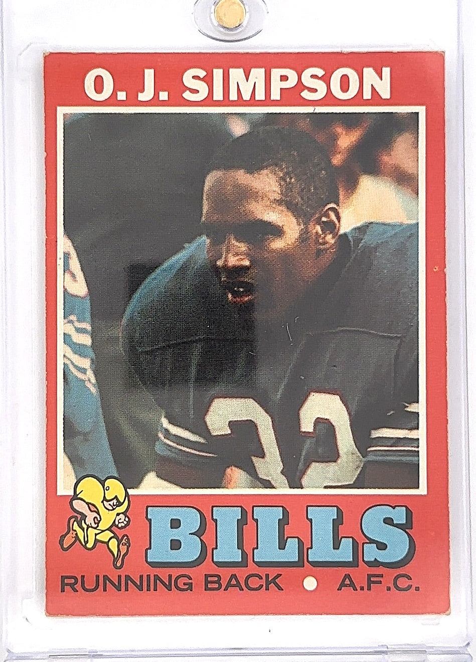 1971 Topps O.J. Simpson #260 — front