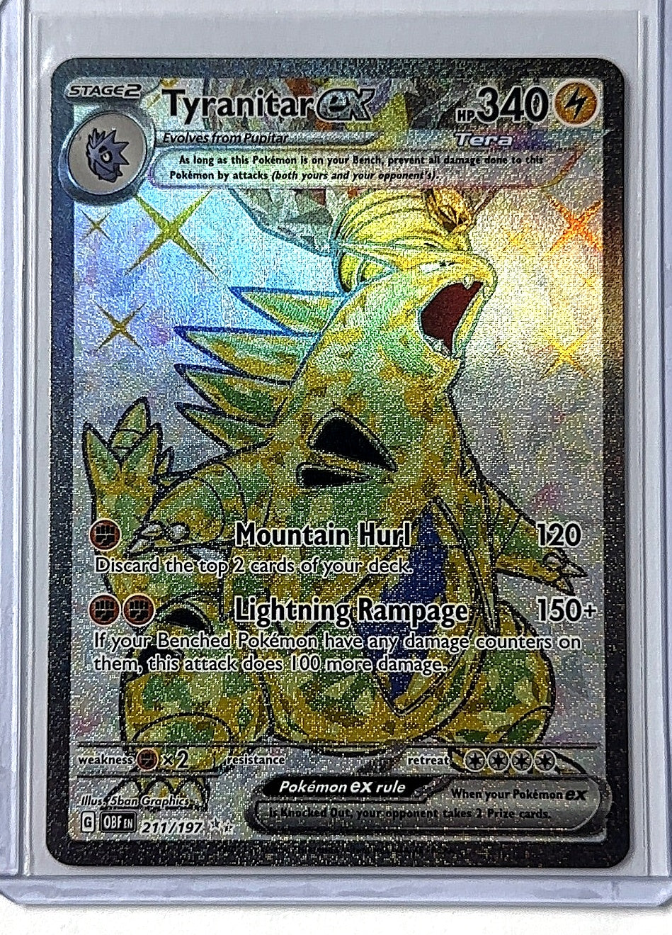 Tyranitar ex - 211/197 #211/197 — front
