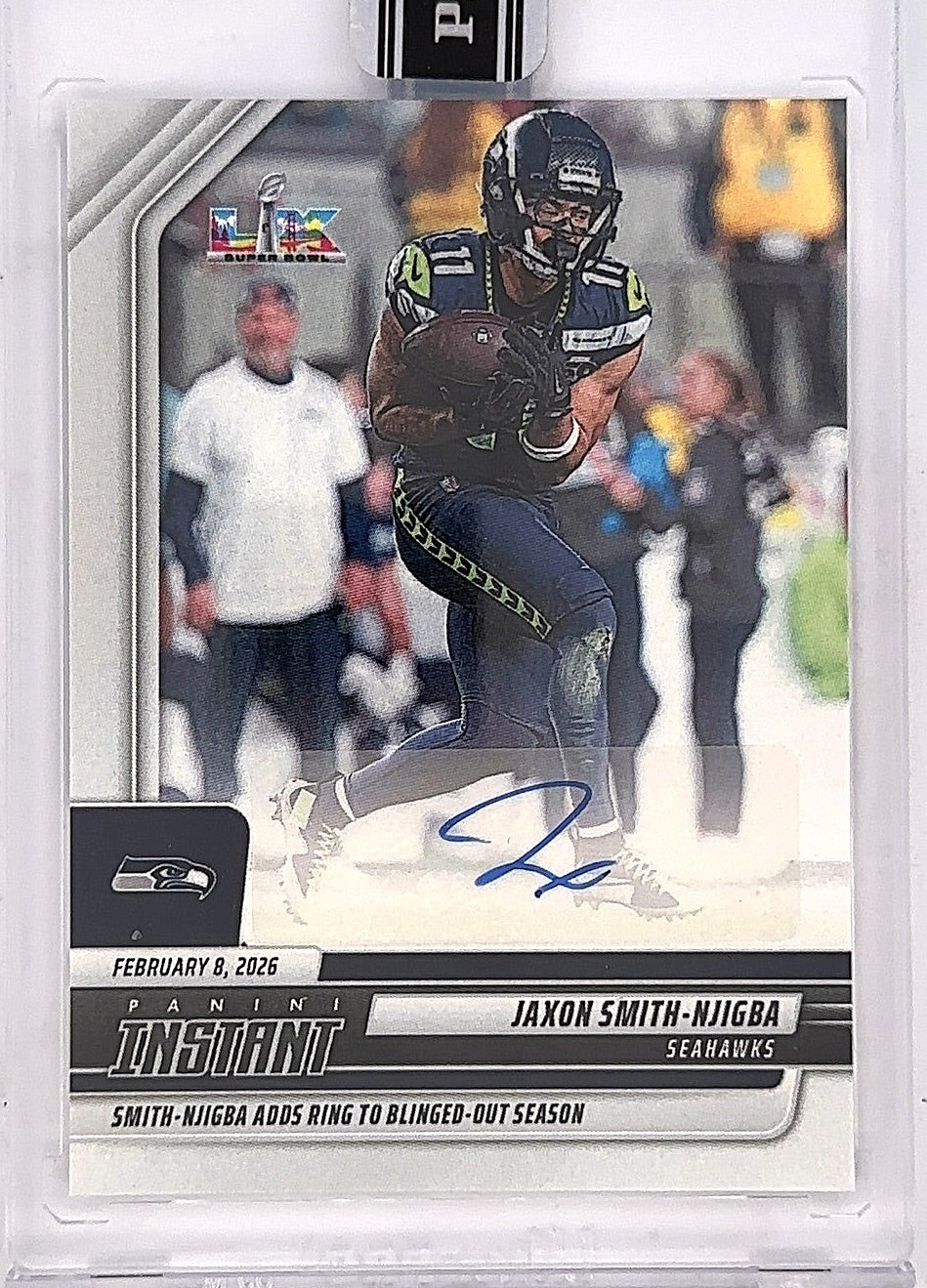 2025 Panini Instant Jaxon Smith-Njigba Auto #454 — front
