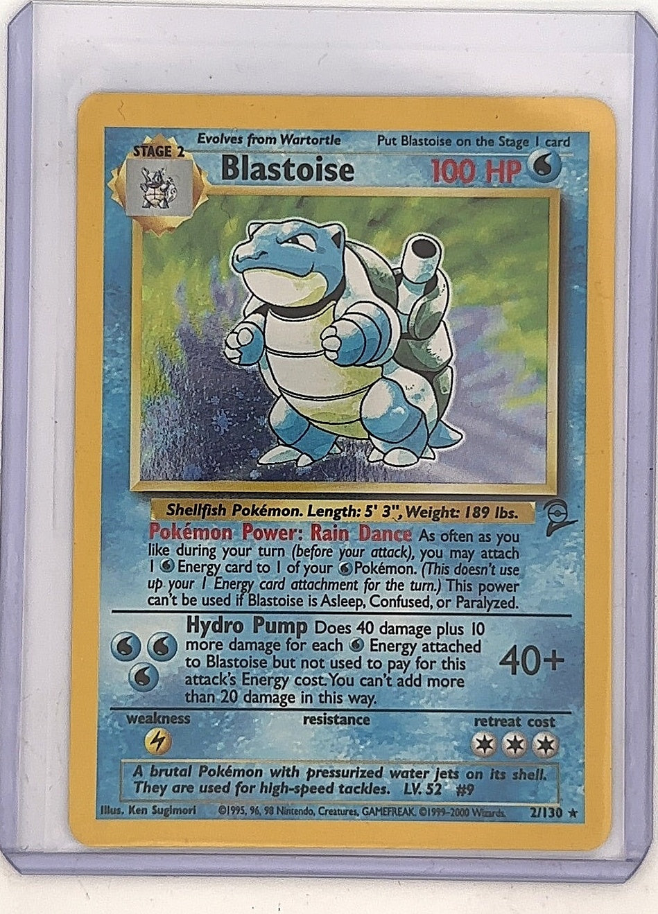 Blastoise #002/130 — front
