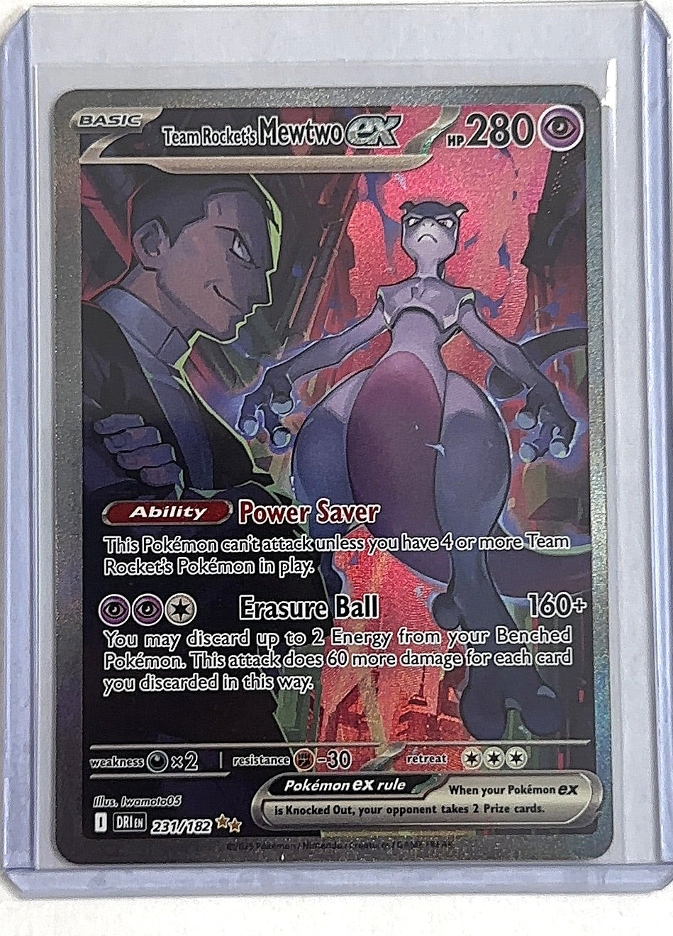 Team Rocket's Mewtwo ex - 231/182 #231/182 — front