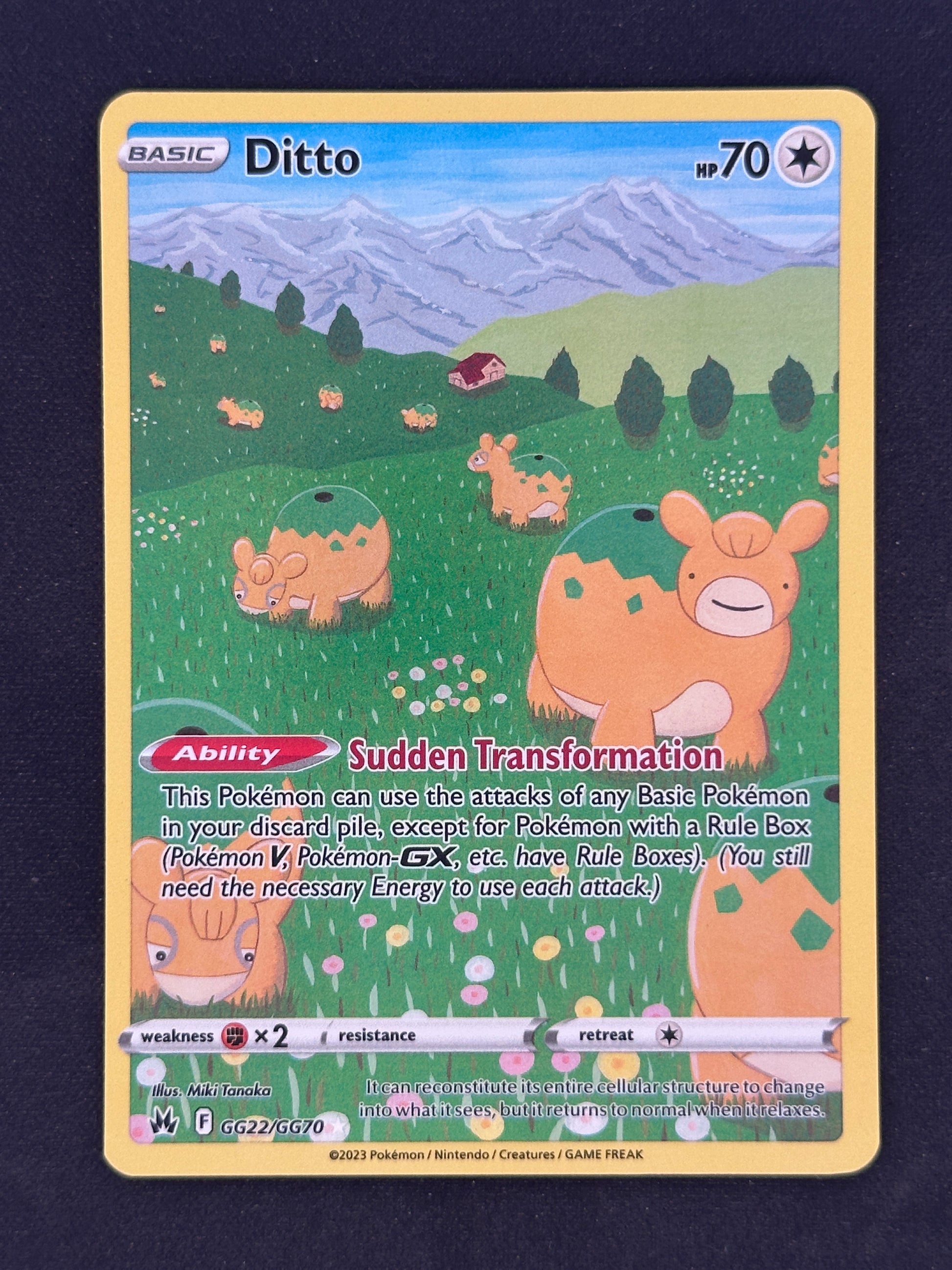 Ditto SWSH: Crown Zenith: Galarian Gallery #GG22/GG70 — front