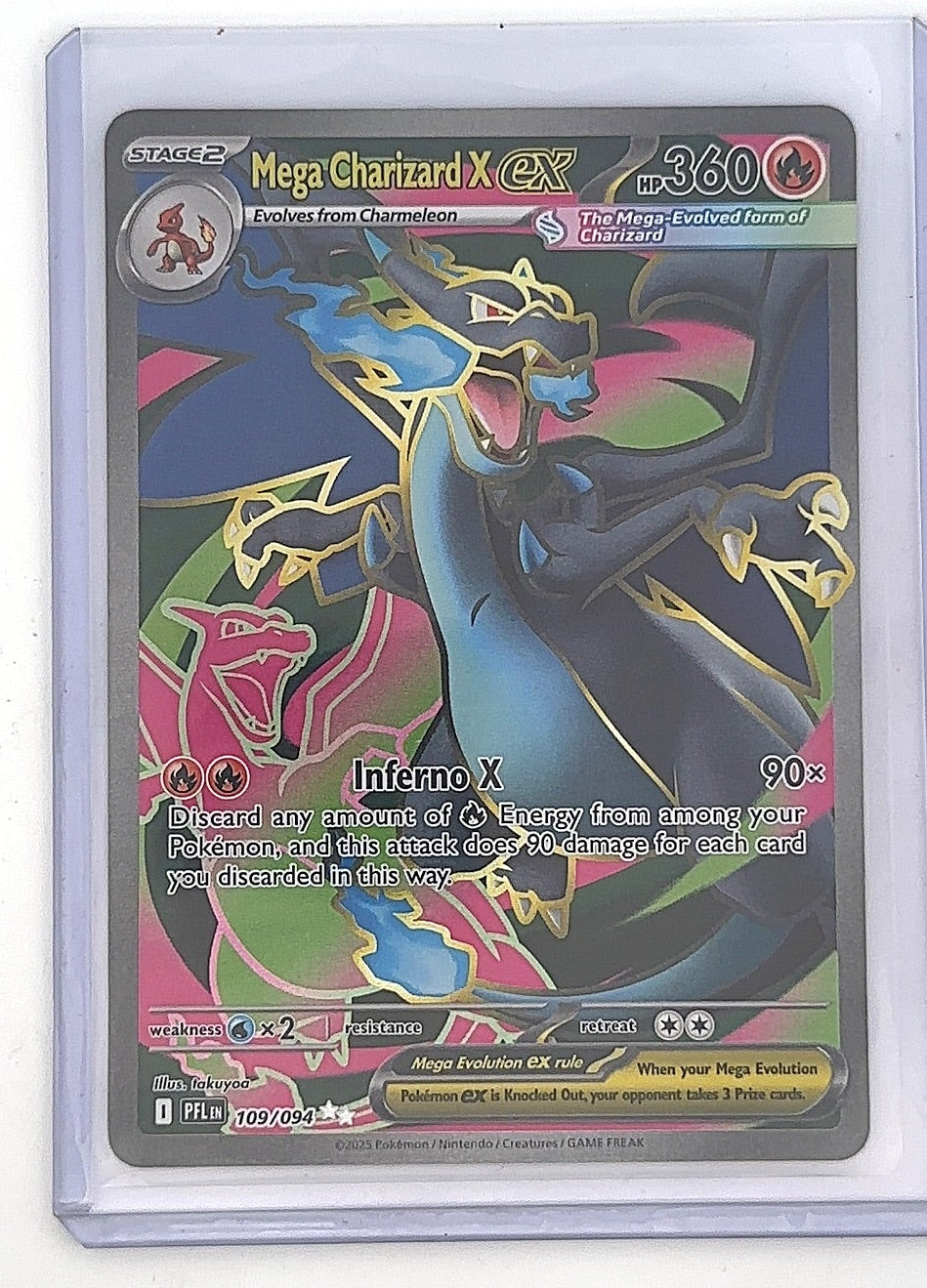 Mega Charizard X ex - 109/094 #109/094 — front