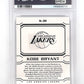 2017 Panini Hoops Kobe Bryant #298 PSA 9 — back