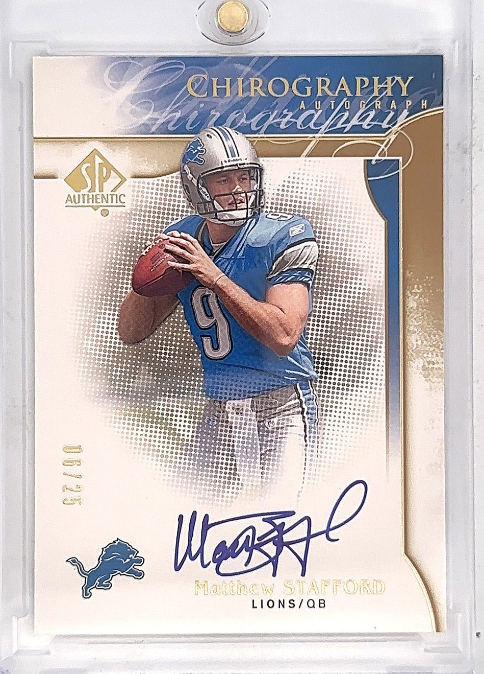 2009 SP Authentic Chirography Matthew Stafford #CH-ST — front