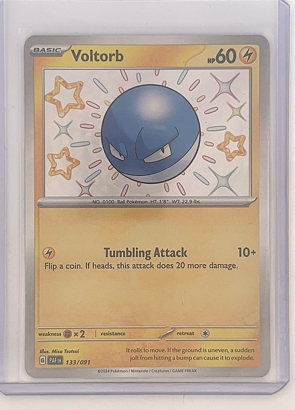 Voltorb #133/091 — front