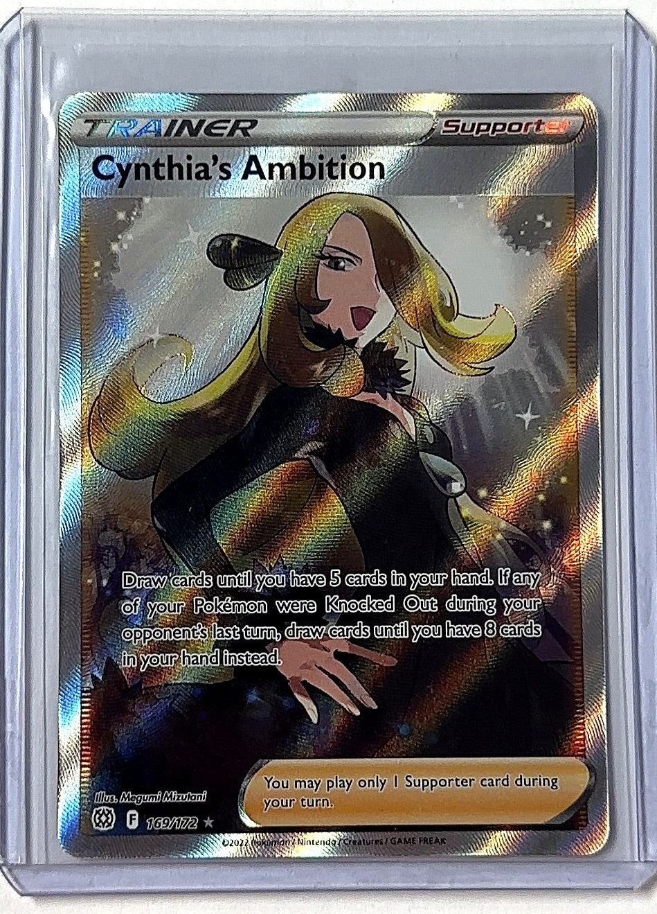 Cynthia's Ambition (Full Art) #169/172 — front