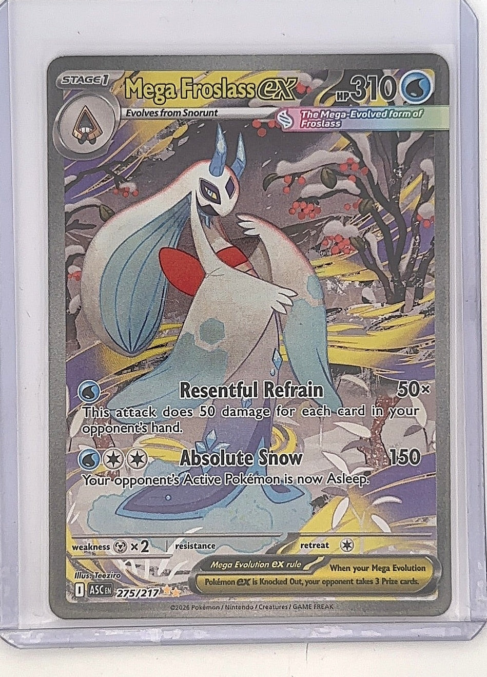 Mega Froslass ex - 275/217 #275/217 — front