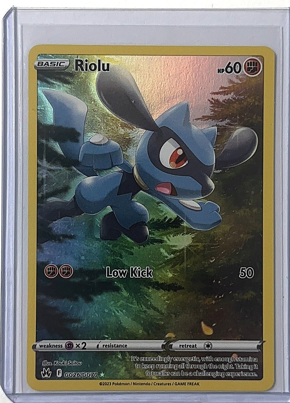 Riolu #GG26/GG70 — front