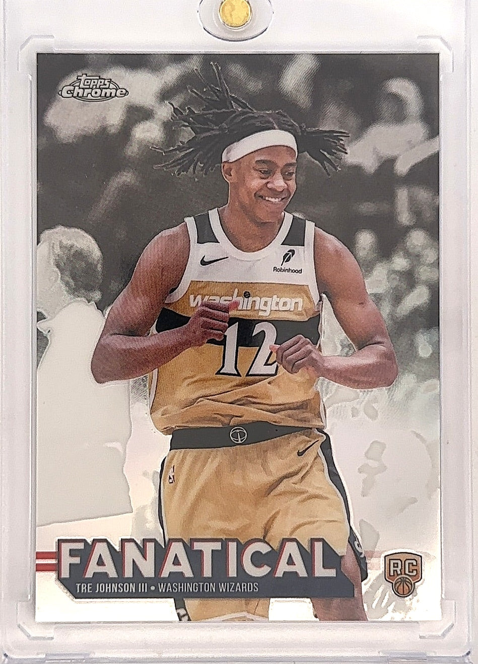 2025 Topps Chrome Update Fanatical Tre Johnson III #FAN-16 — front