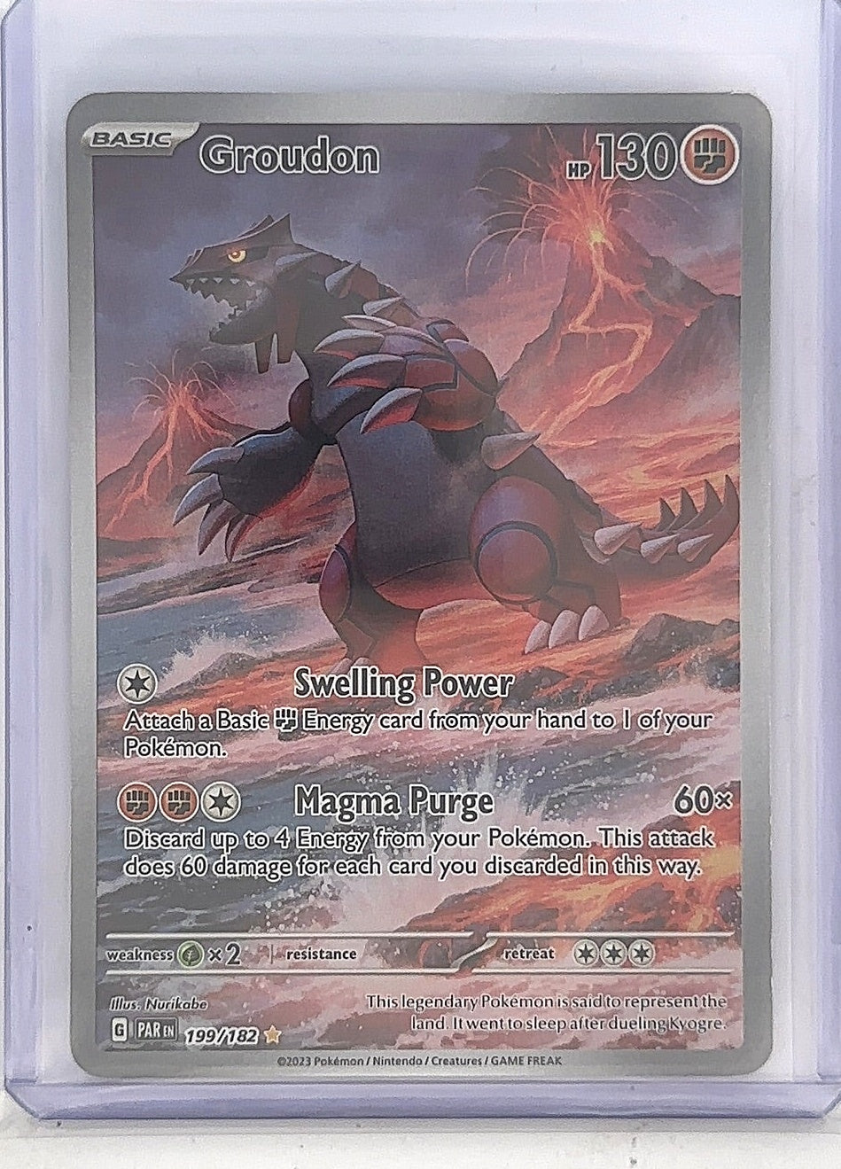 Groudon - 199/182 #199/182 — front
