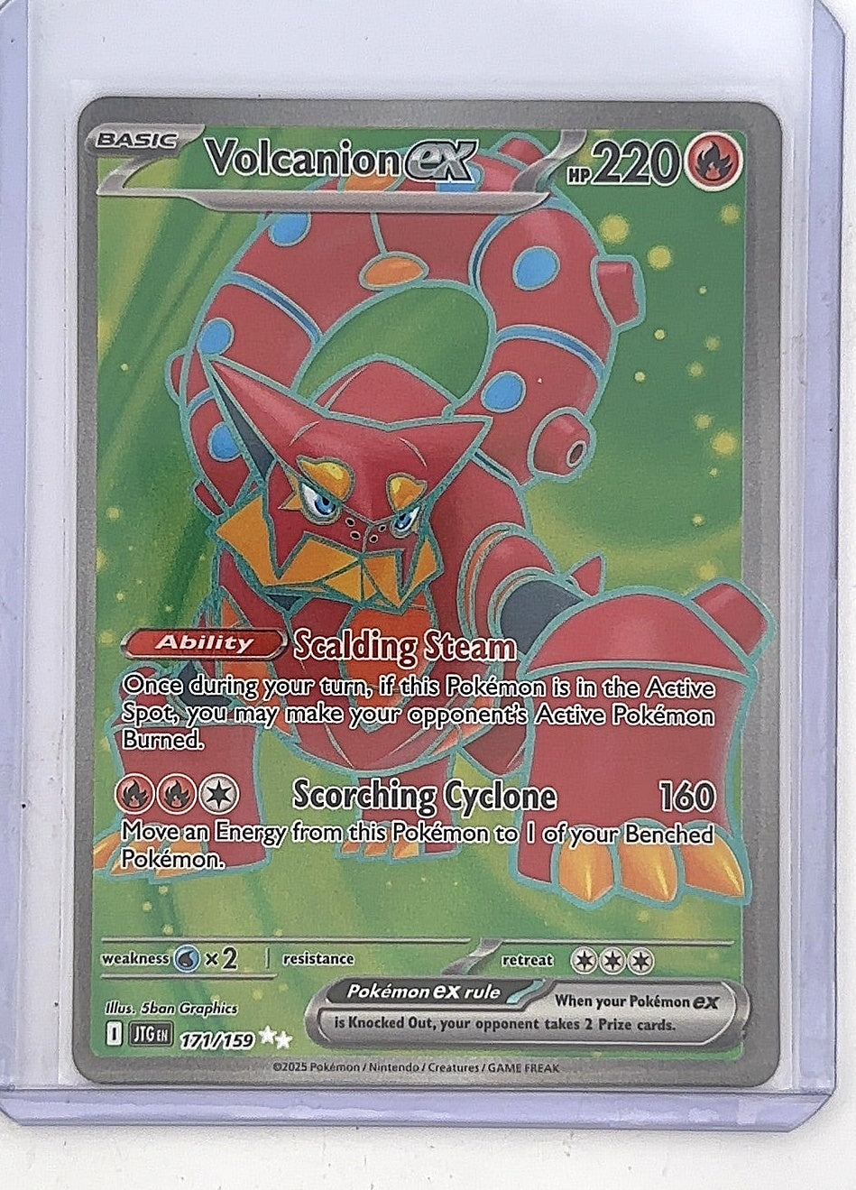 Volcanion ex - 171/159 #171/159 — front