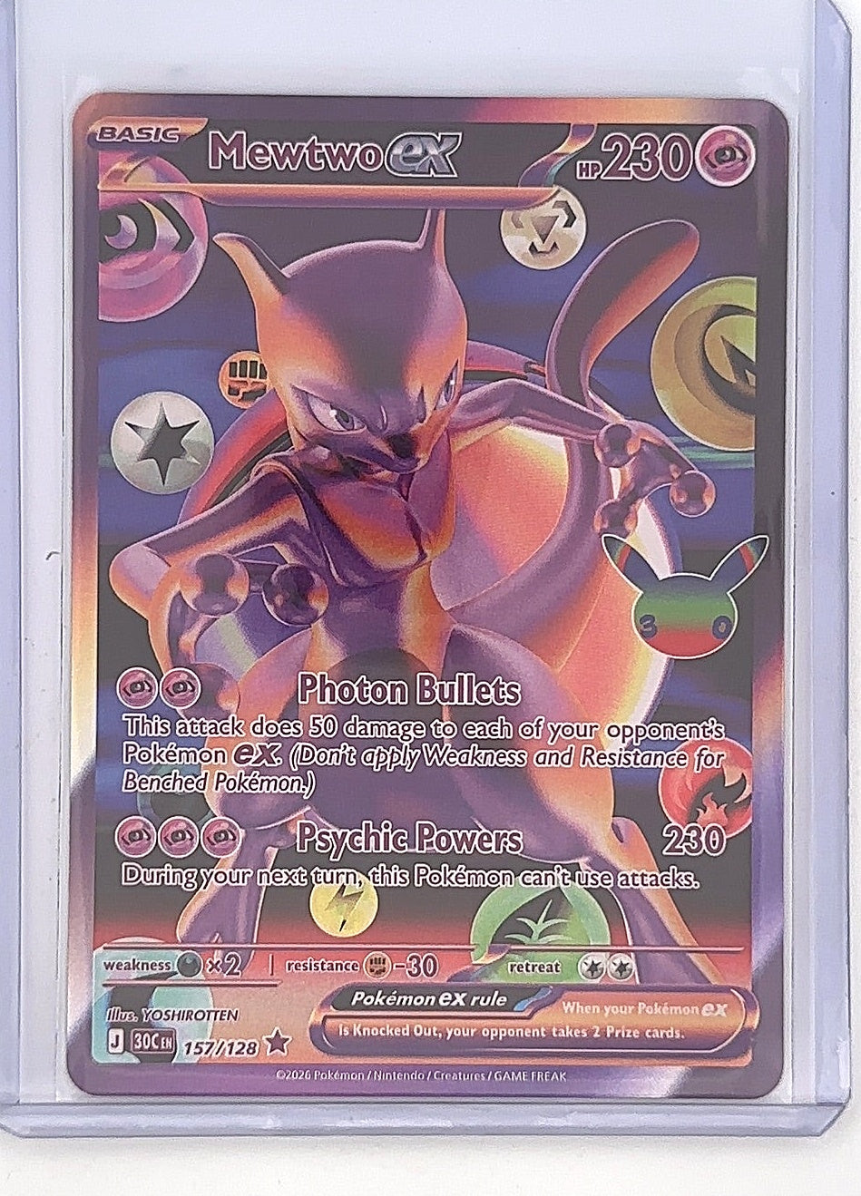 Mewtwo ex - 157/128 #157/128 — front