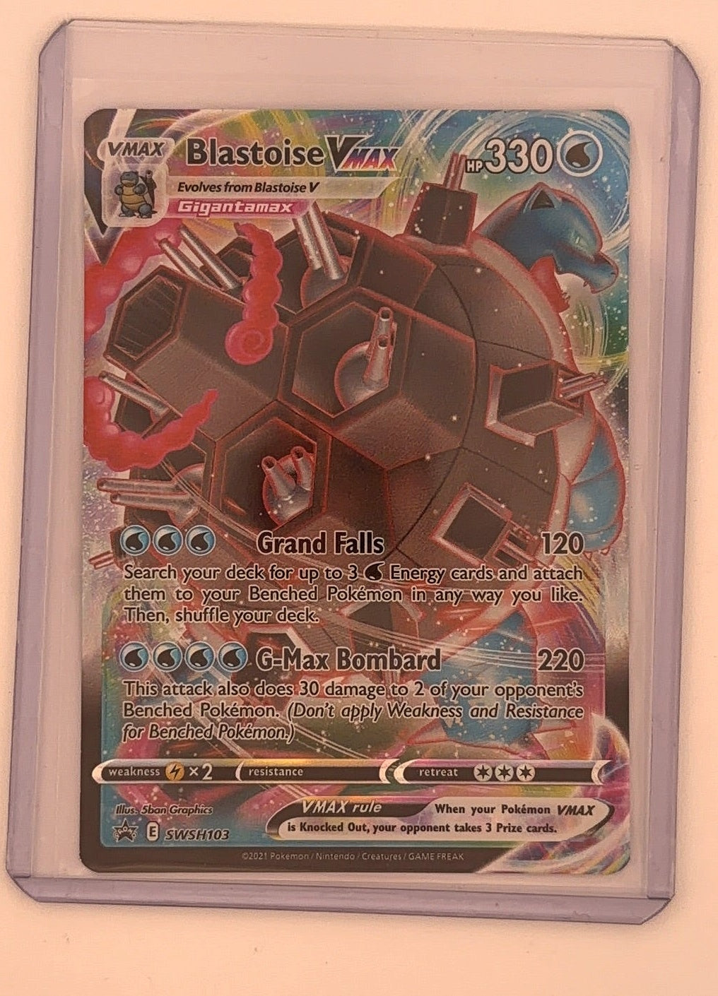 Blastoise VMAX - SWSH103 #SWSH103 — front