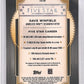 2022 Dave Winfield Topps Five Star Auto #FSA-DW — back