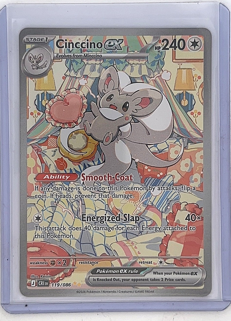 Cinccino ex - 119/086 #119/086 — front