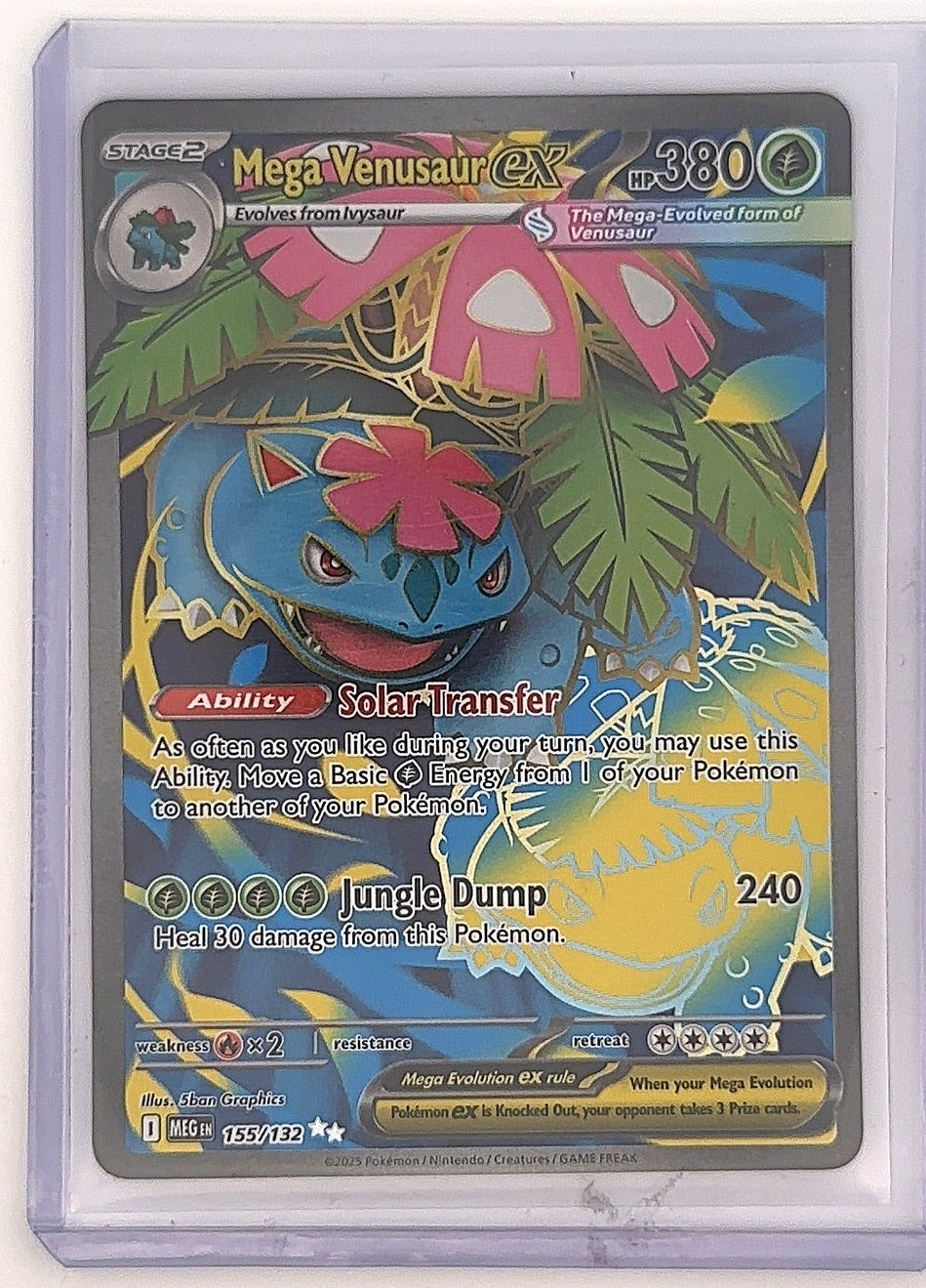 Mega Venusaur ex - 155/132 #155/132 — front