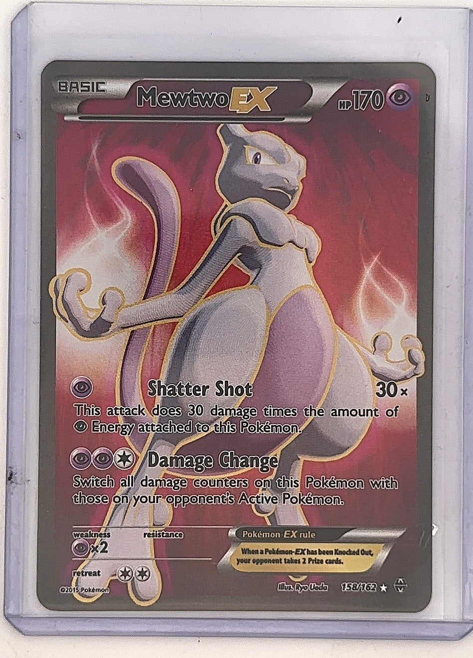 Mewtwo EX (158 Full Art) #158/162 — front