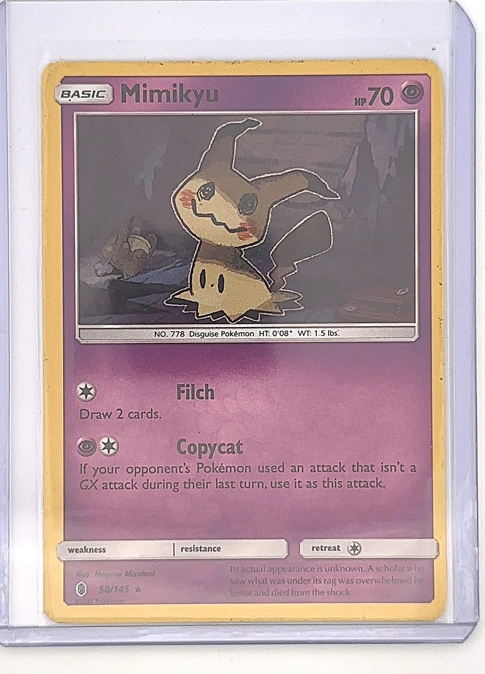 Mimikyu #58/145 — front