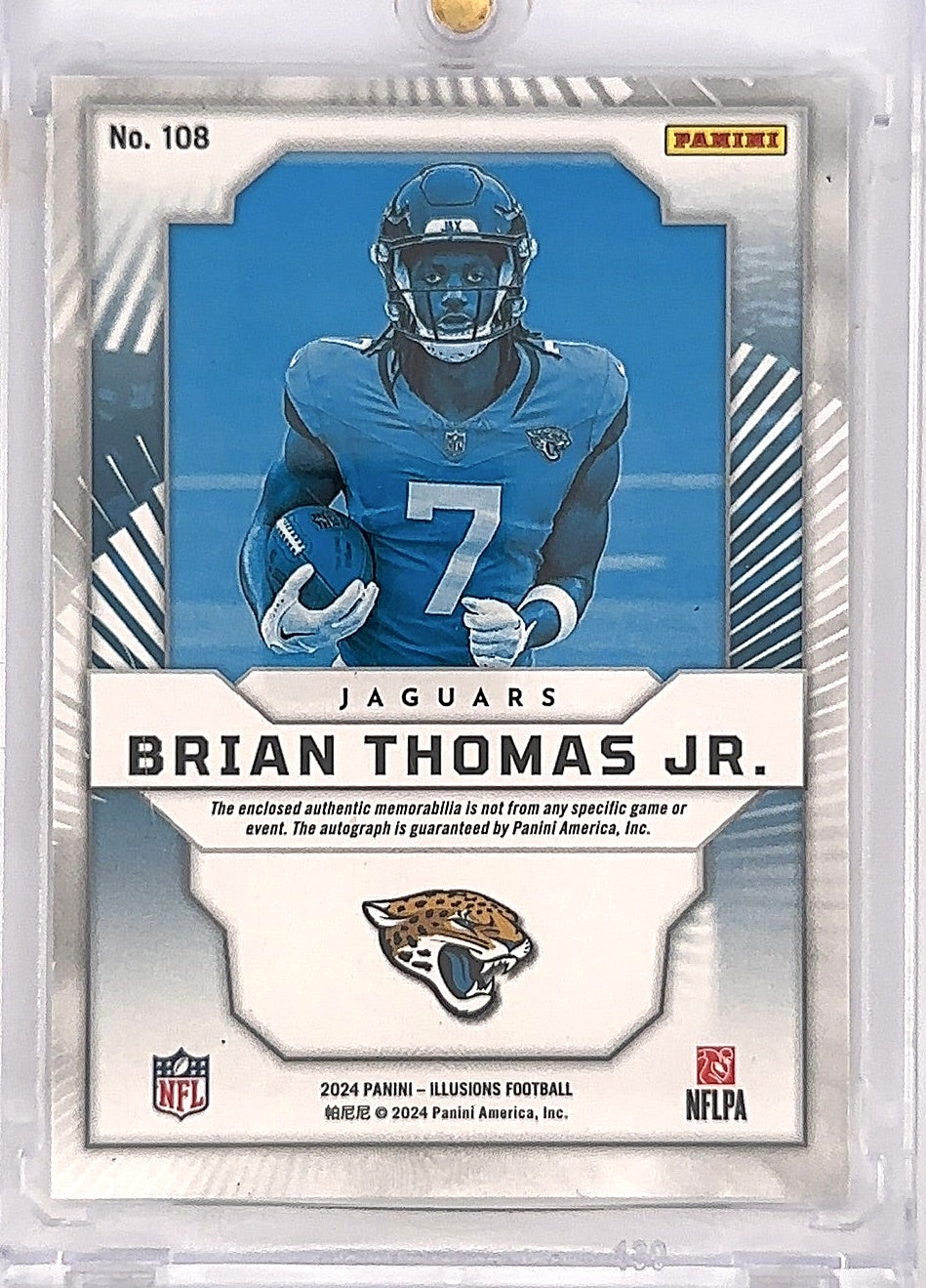 Brian Thomas Jr 57/99 — back