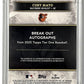 2025 Coby Mayo Topps Tier One Break Out Auto /49 — back