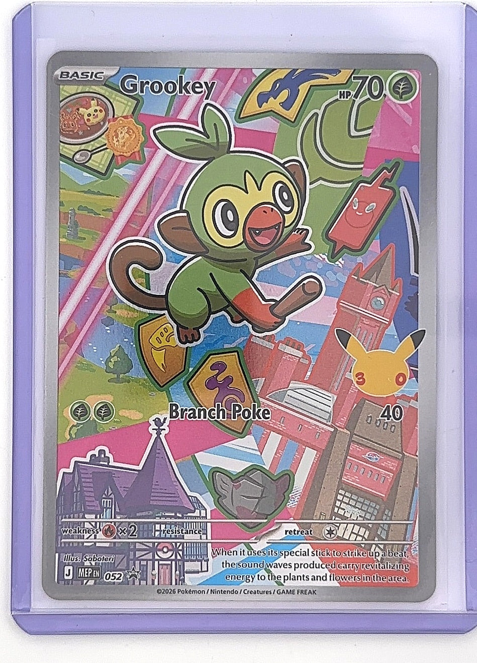 Grookey - 052 #052 — front