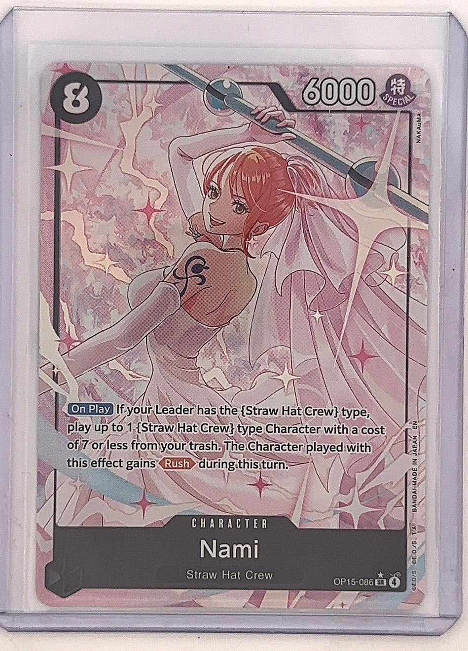 One Piece Nami OP15-086 SR — front