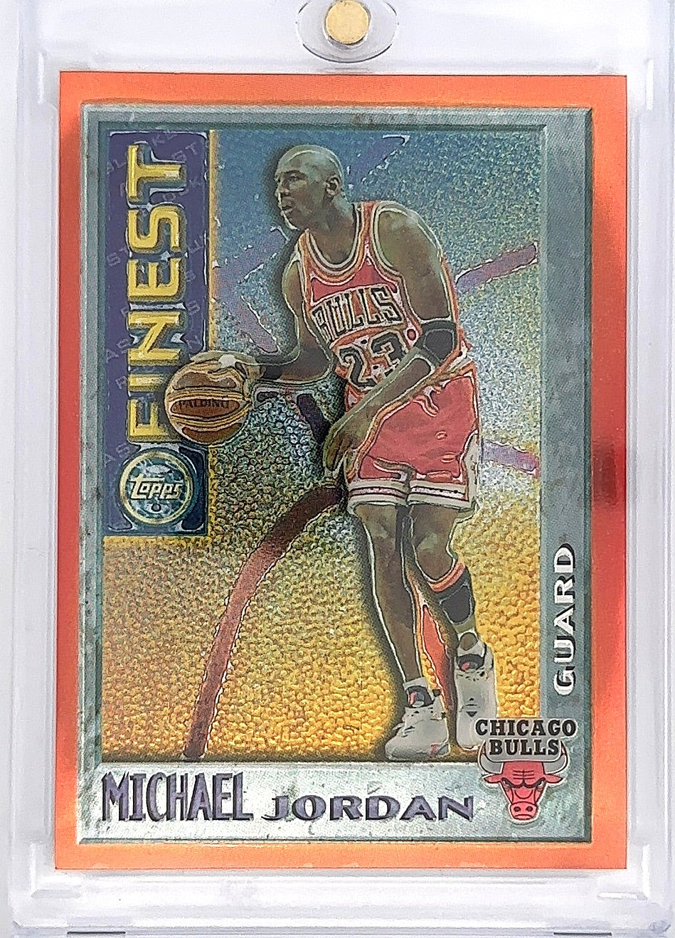 1995 Finest Mystery Michael Jordan [Orange Bordered] #M1 — front