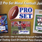 2022 Pro Set Metal Football Hobby Jumbo Box