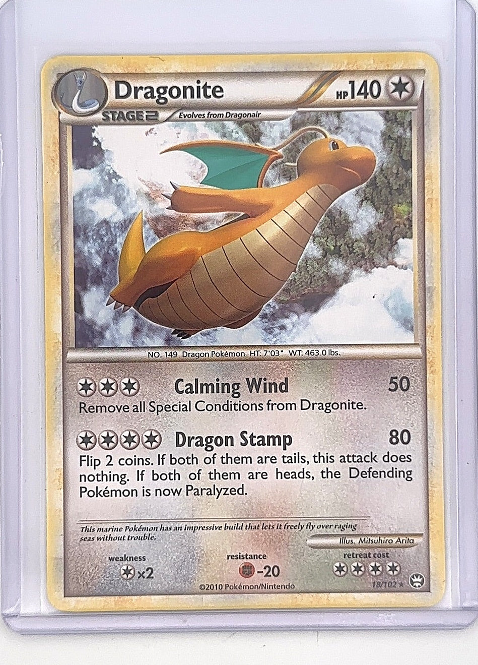 Dragonite #18/102 — front