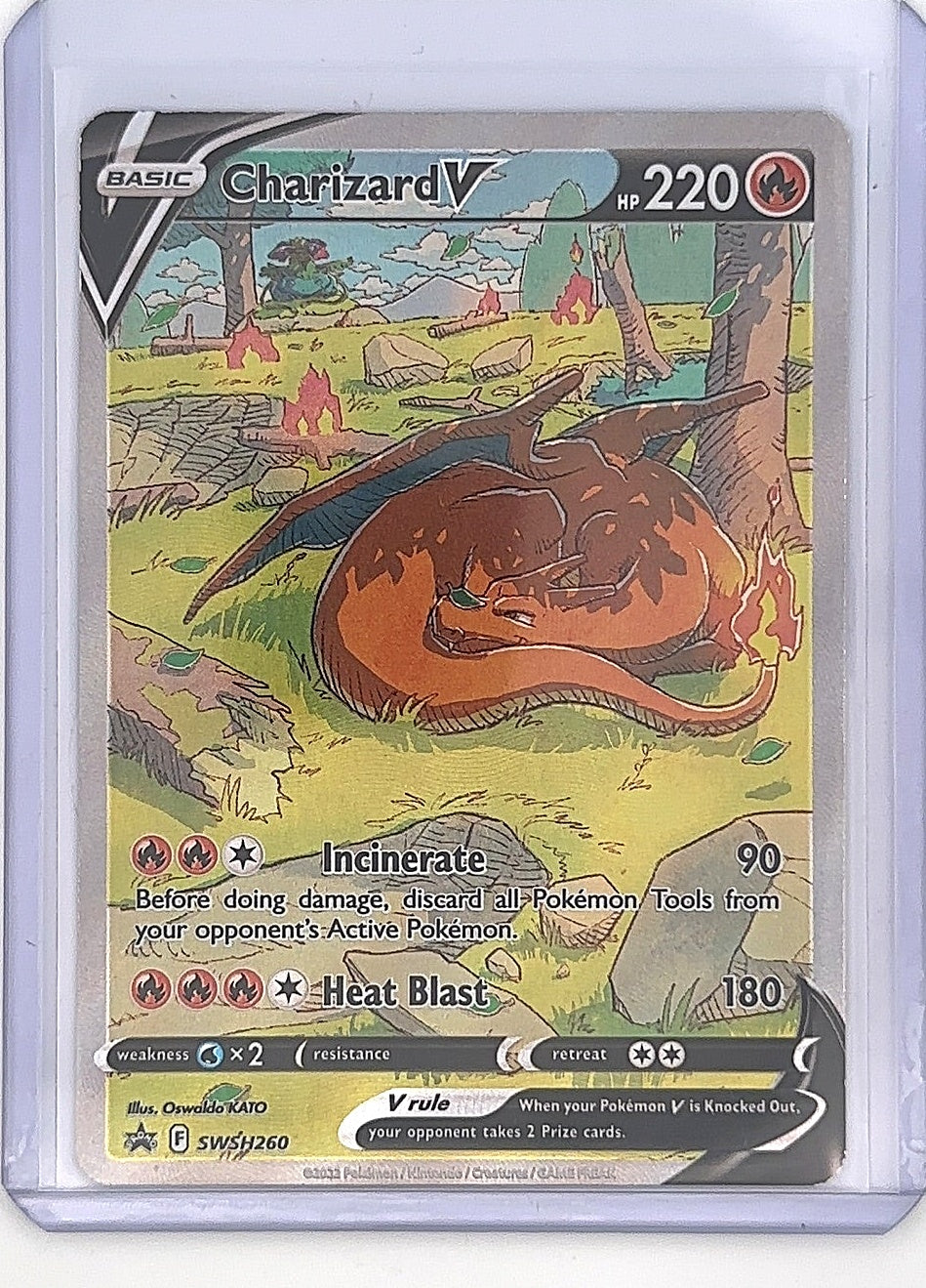 Charizard V - SWSH260 #SWSH260 — front