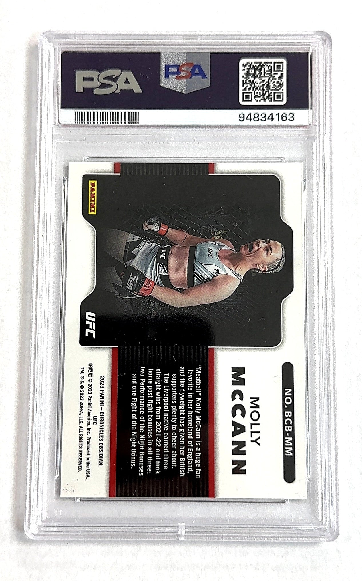 Molly McCann 2023 RC Black Colorblast — back