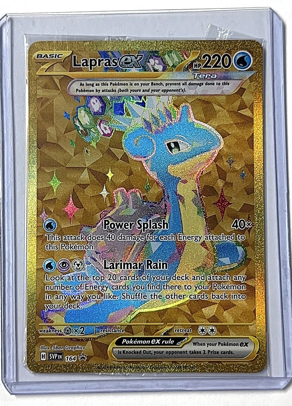 Lapras ex - 164 #164 — front